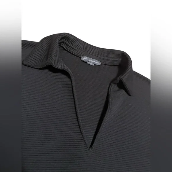 Adrianna Pappell Med Two Piece Matching Set Wide Leg Pants and Top Black Lounge - Picture 12 of 13